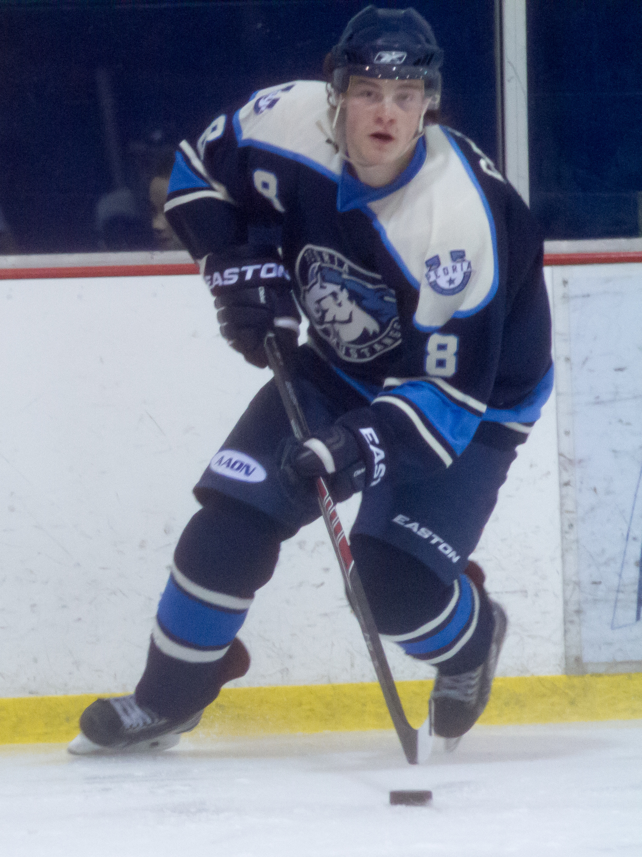 Dr. Gevers playing junior hockey in Peoria